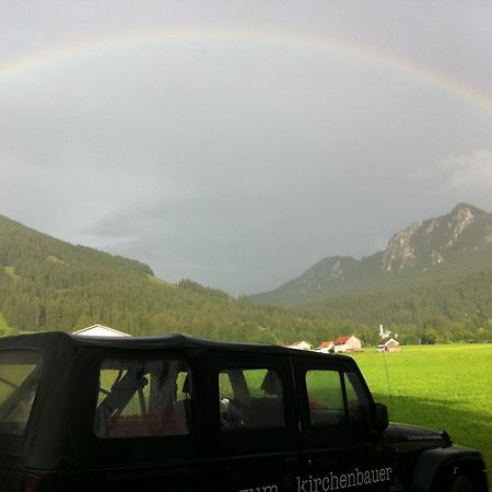 Zum Kirchenbauer Hotell Oberammergau Exteriör bild