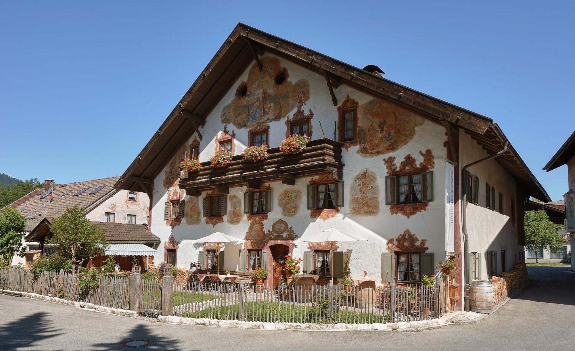 Zum Kirchenbauer Hotell Oberammergau Exteriör bild