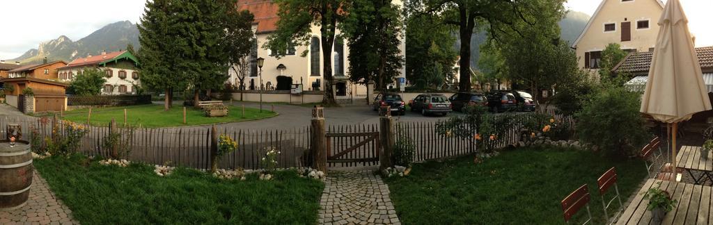 Zum Kirchenbauer Hotell Oberammergau Exteriör bild