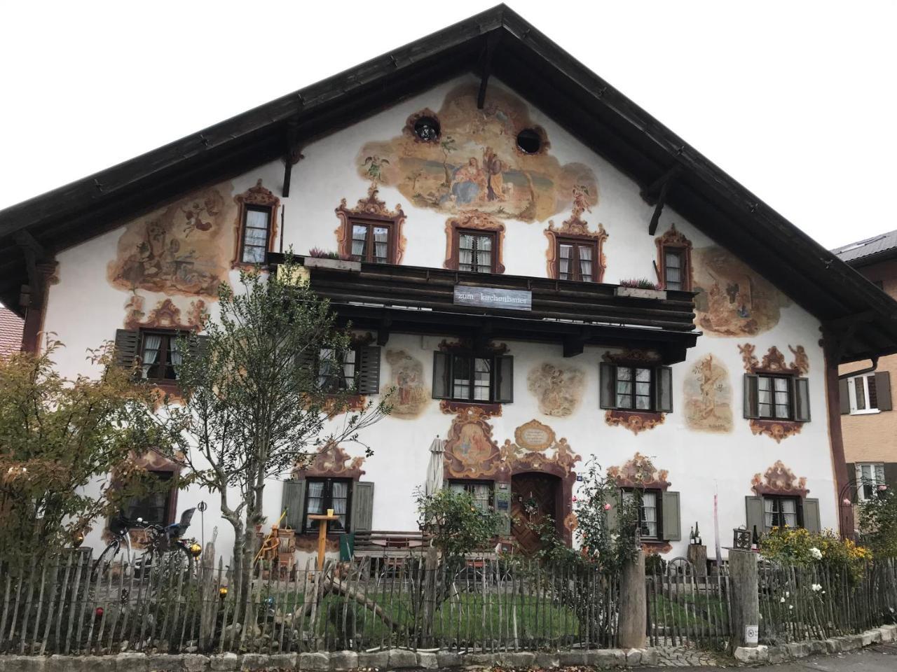 Zum Kirchenbauer Hotell Oberammergau Exteriör bild
