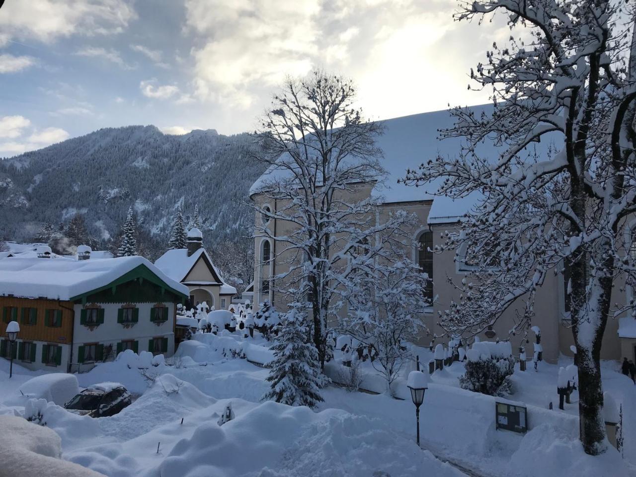 Zum Kirchenbauer Hotell Oberammergau Exteriör bild